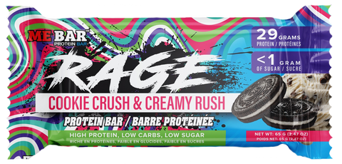 RAGE Protein Bars - Cookie Crush & Creamy Rush