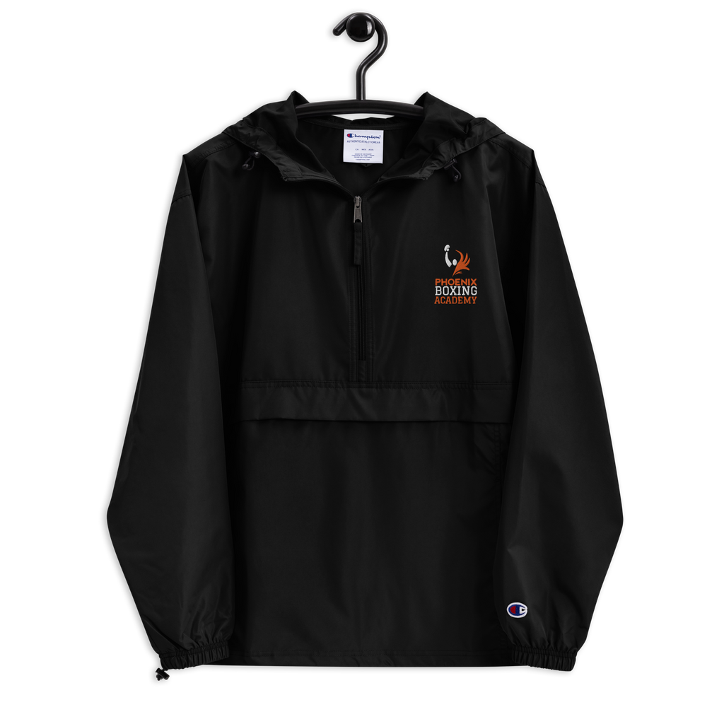 PB ACADEMY Black Unisex Champion Jacket PHOENIX BOXING ACADEMY