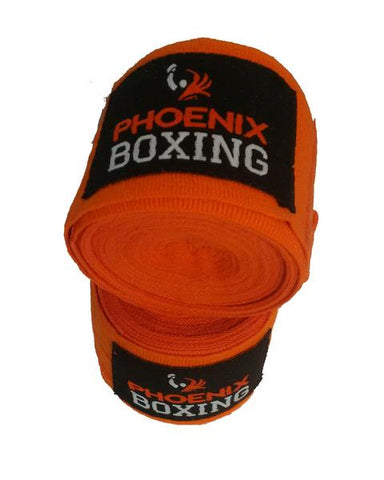 Orange Phoenix Boxing Mexican HandWraps