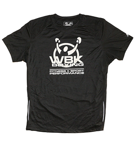 Men's polyester wicking & antimicrobial Tee, black